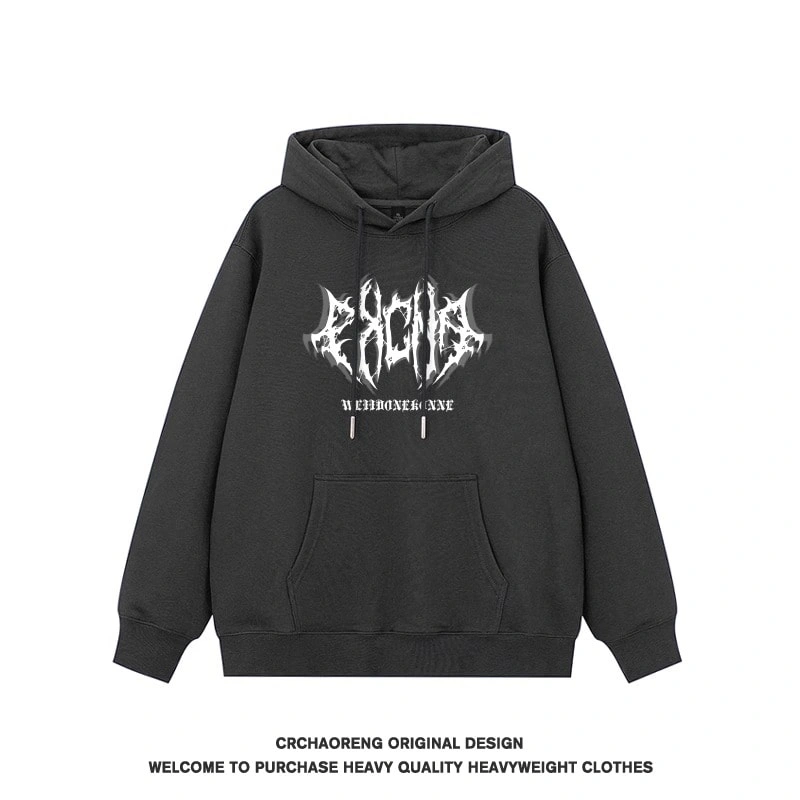 We11done Konne 2024 New Hoodie Men High Street Casual Loose Hooded Jacket Style 2