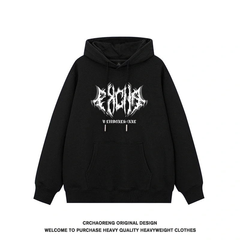 We11done Konne 2024 New Hoodie Men High Street Casual Loose Hooded Jacket