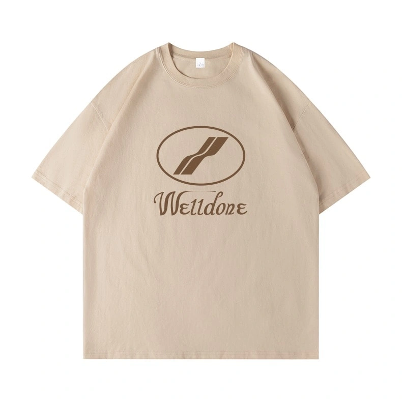 We11done Konne Casual Loose Fashion Short Sleeve T-Shirt Men Street Half Sleeve Top Style 3