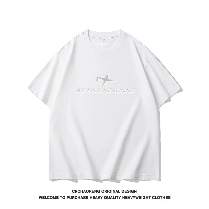 We11done Konne Casual Loose Fashion Trendy T-Shirt Men Retro High Street Crew Neck Short Sleeve Top Style 3