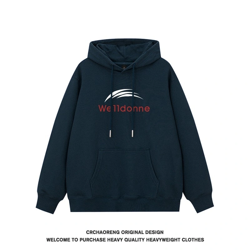 We11done Konne Casual Versatile Hoodie Men’s Retro Pure Cottonweight Trendy Jacket Style 1
