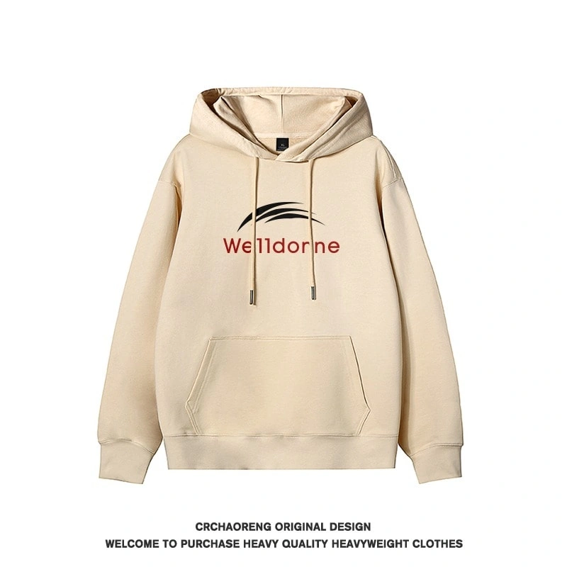 We11done Konne Casual Versatile Hoodie Men’s Retro Pure Cottonweight Trendy Jacket Style 5