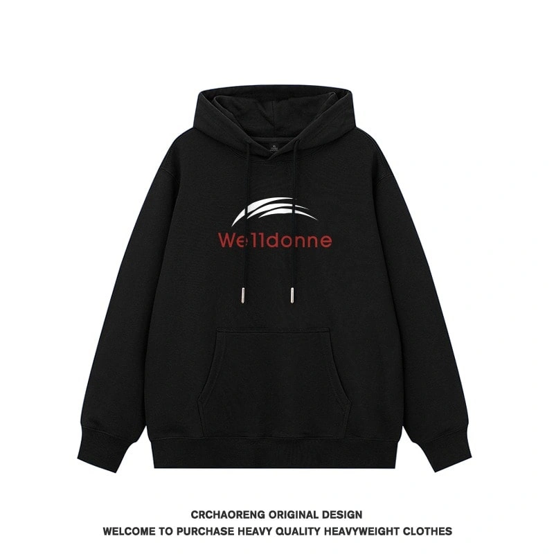We11done Konne Casual Versatile Hoodie Men’s Retro Pure Cottonweight Trendy Jacket
