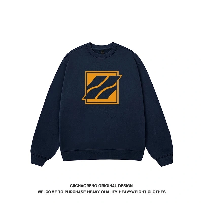 We11done Konne Crew Neck Sweatshirt Men 2024 Couple Loose Casual Fleece Thick Shirt Style 1