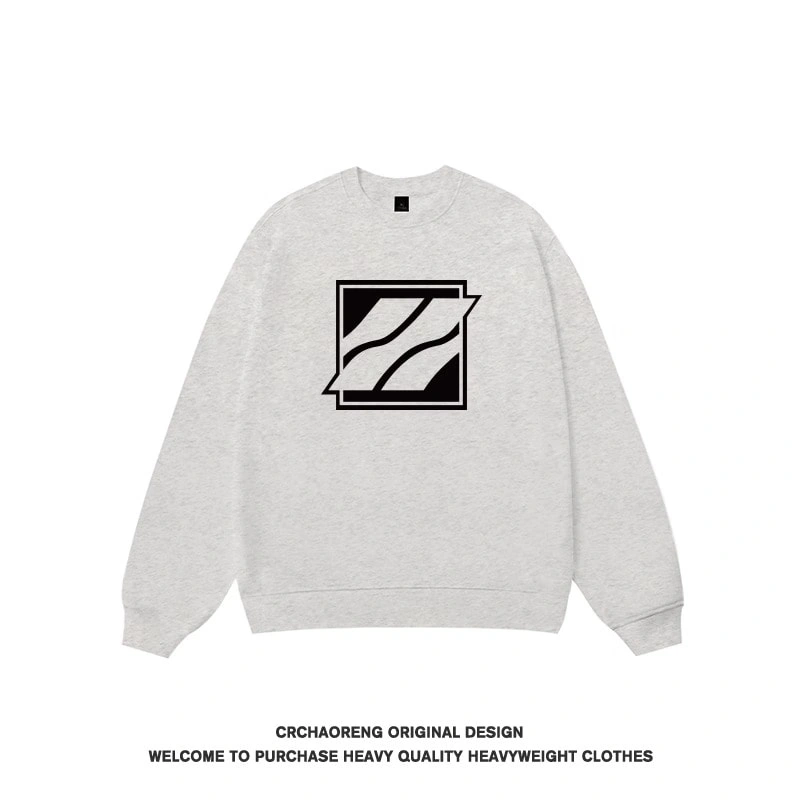 We11done Konne Crew Neck Sweatshirt Men 2024 Couple Loose Casual Fleece Thick Shirt Style 4