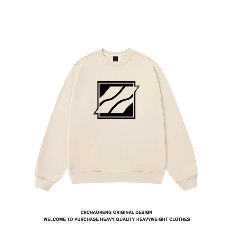 We11done Konne Crew Neck Sweatshirt Men 2024 Couple Loose Casual Fleece Thick Shirt Style 5