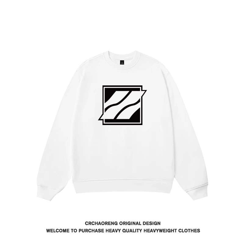 We11done Konne Crew Neck Sweatshirt Men 2024 Couple Loose Casual Fleece Thick Shirt Style 6