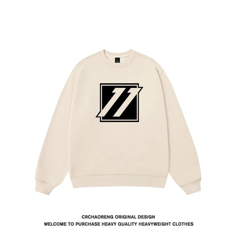 We11done Konne Crew Neck Sweatshirt Men 2024 Loose Fleece Trend Brand Couple Shirt Style 5