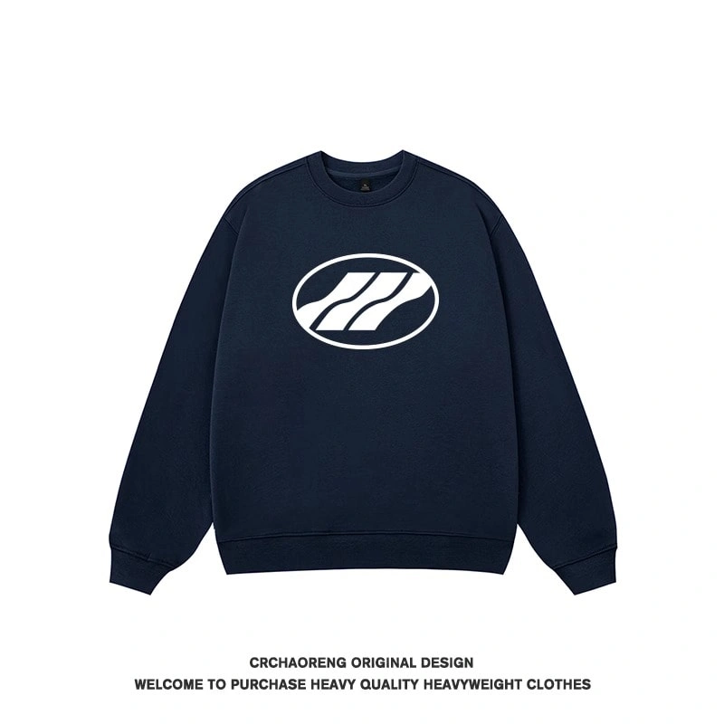 We11done Konne Crew Neck Sweatshirt Men 2024 Student Loose Trendy Couple Shirt Style 1