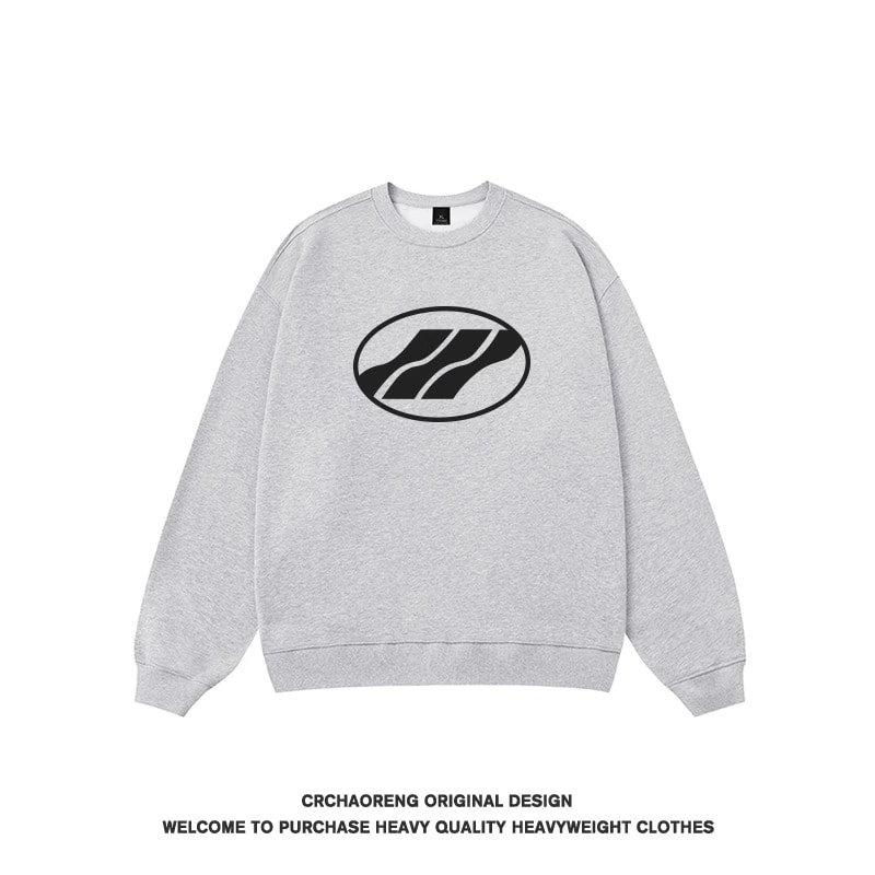 We11done Konne Crew Neck Sweatshirt Men 2024 Student Loose Trendy Couple Shirt Style 3