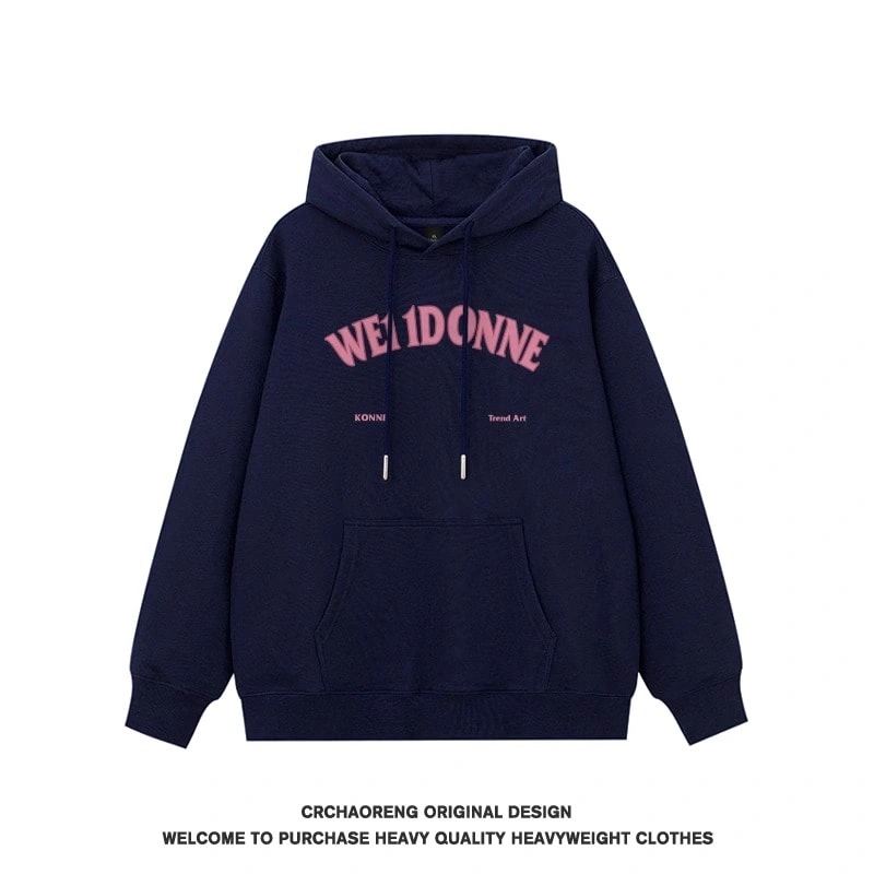 We11done Konne European Trend Brand Retro Casual High end Men’s Pure Cotton Hoodie Style 1