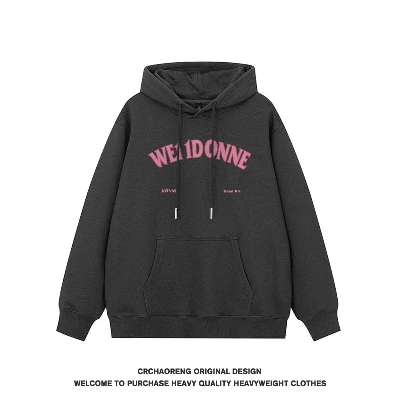 We11done Konne European Trend Brand Retro Casual High end Men’s Pure Cotton Hoodie Style 2