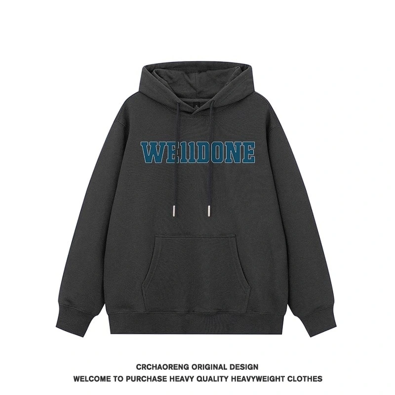 We11done Konne Fashion Trend High Street Jacket New Loose Retro Hoodie Men Style 2