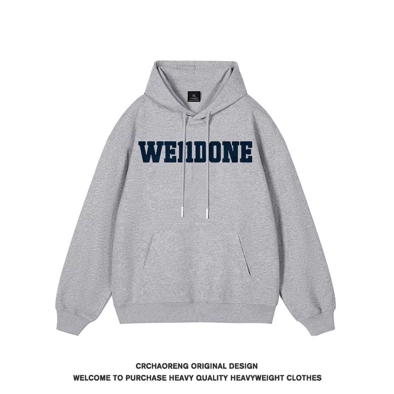 We11done Konne Fashion Trend High Street Jacket New Loose Retro Hoodie Men Style 3