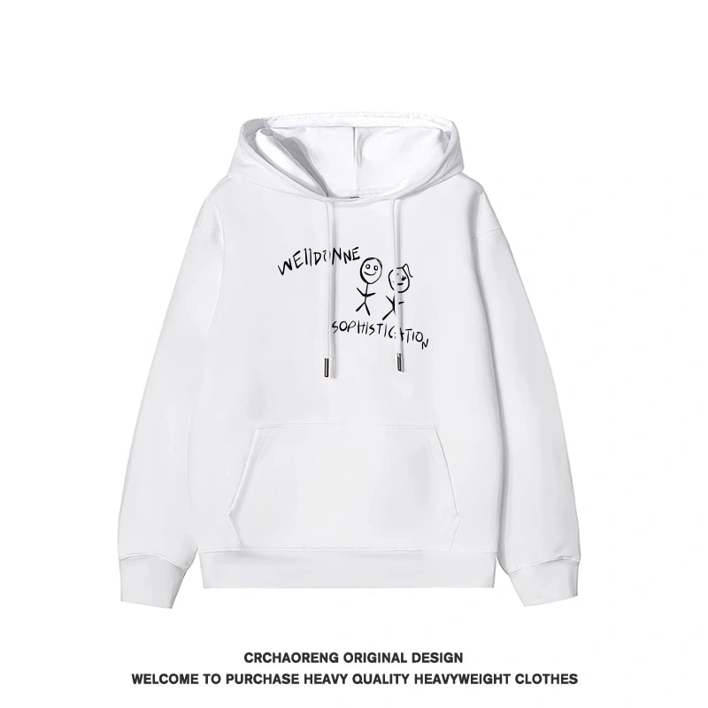 We11done Konne Fleece Crew Neck Hoodie Men Retro Casual Loose Jacket Style 6