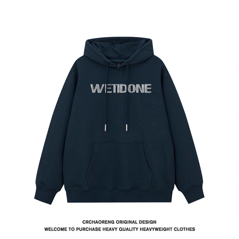 We11done Konne Fleece Jacket Trendy Retro Loose Hoodie Men Style 1