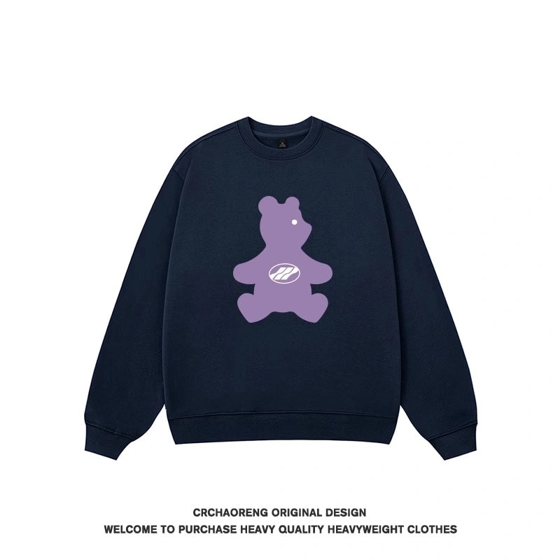 We11done Konne Genuine Trend Brand Crew Neck Sweatshirt Men High Street No Hood Long Sleeve Top Style 1