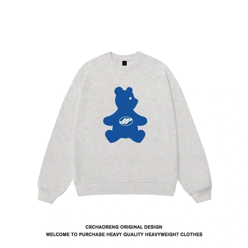 We11done Konne Genuine Trend Brand Crew Neck Sweatshirt Men High Street No Hood Long Sleeve Top Style 4