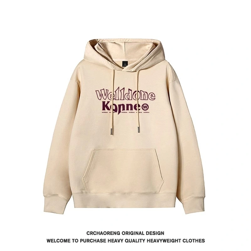 We11done Konne Hoodie Men 2024 Loose Versatile Casual High Street Jacket Trend Style 5