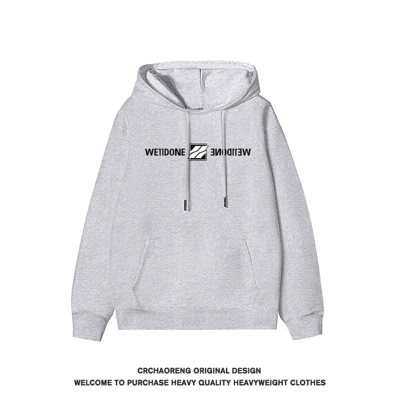 We11done Konne Hoodie Men 2024 New Fleece Thick High Street Trend Jacket Style 3