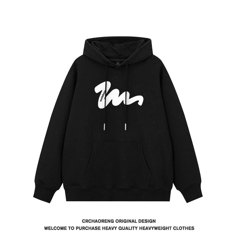 We11done Konne Hoodie Men 2024 New Pure Cottonweight Fleece Jacket