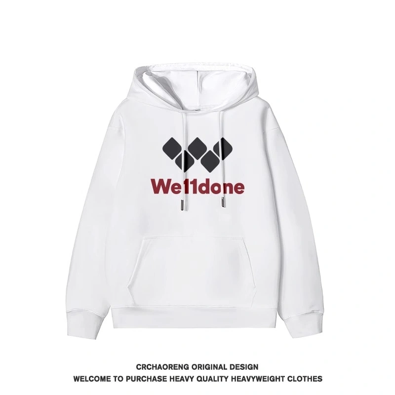 We11done Konne Hoodie Men 2024 New Retro Casual Versatile Jacket Style 1