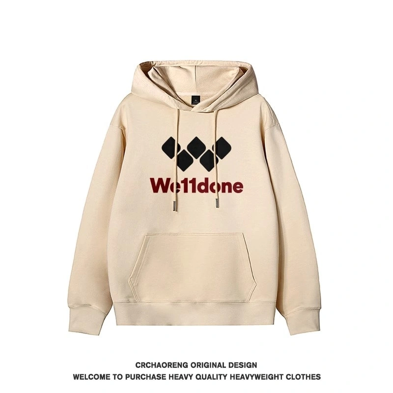 We11done Konne Hoodie Men 2024 New Retro Casual Versatile Jacket Style 2