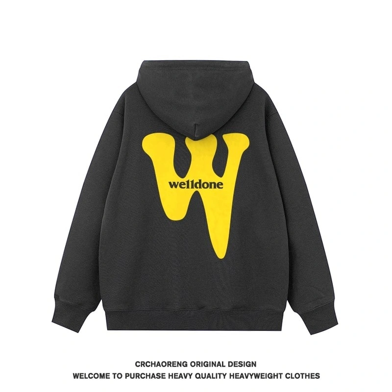 We11done Konne Hoodie Men 2024 New Retro Versatile Jacket Style 2