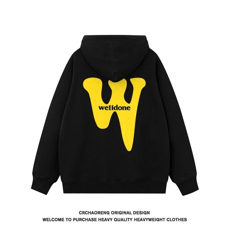 We11done Konne Hoodie Men 2024 New Retro Versatile Jacket