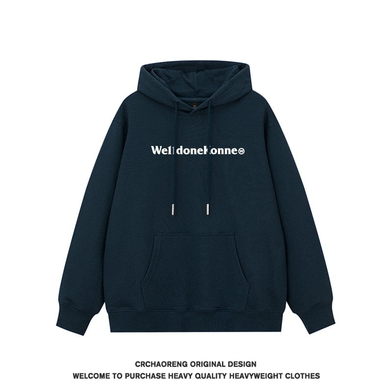 We11done Konne Hoodie Men 2024 Retro Pure Cotton Jacket Trend Style 1