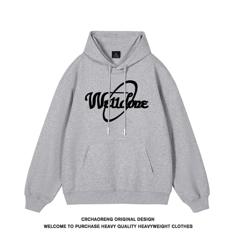 We11done Konne Hoodie Men New High Street Loose Trend No Hood Shirt Style 3