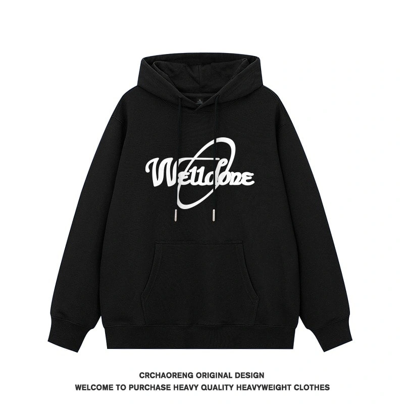 We11done Konne Hoodie Men New High Street Loose Trend No Hood Shirt