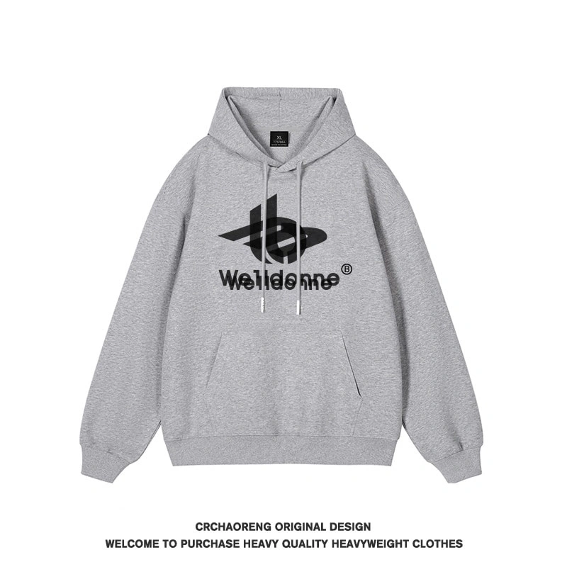 We11done Konne Hoodie Men Pure Cottonweight Fashionable Versatile Trendy Youth Jacket Style 4