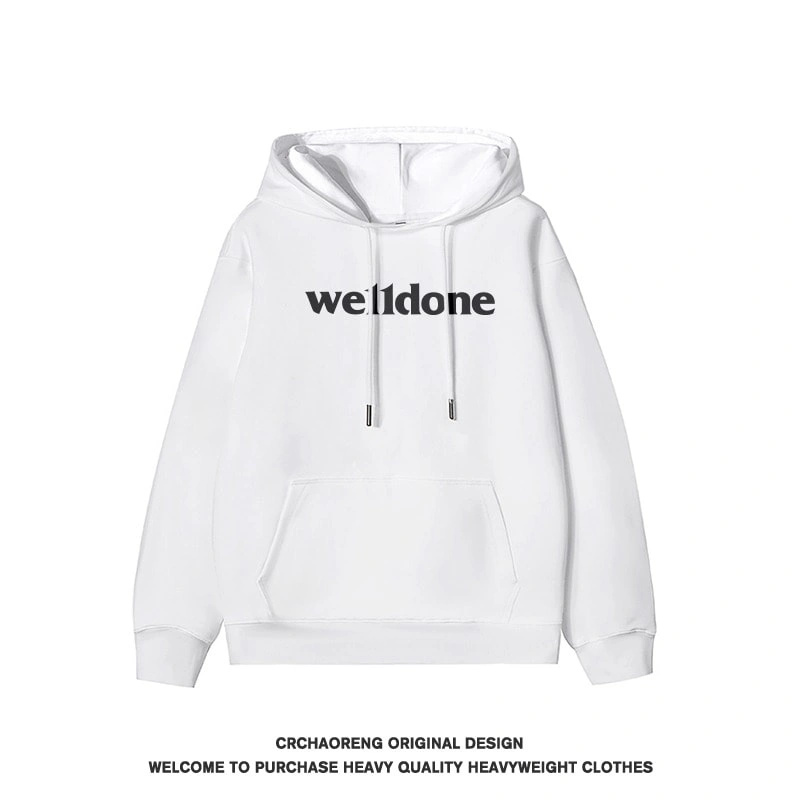 We11done Konne Hoodie Men Retro 2024 Pure Cottonweight Jacket Style 3