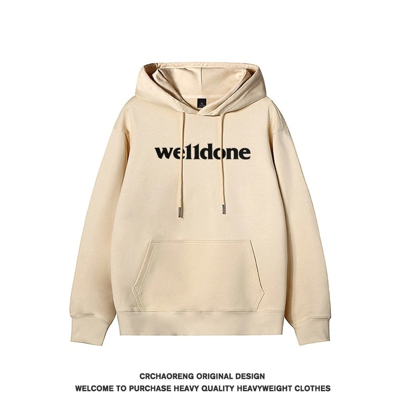 We11done Konne Hoodie Men Retro 2024 Pure Cottonweight Jacket Style 5