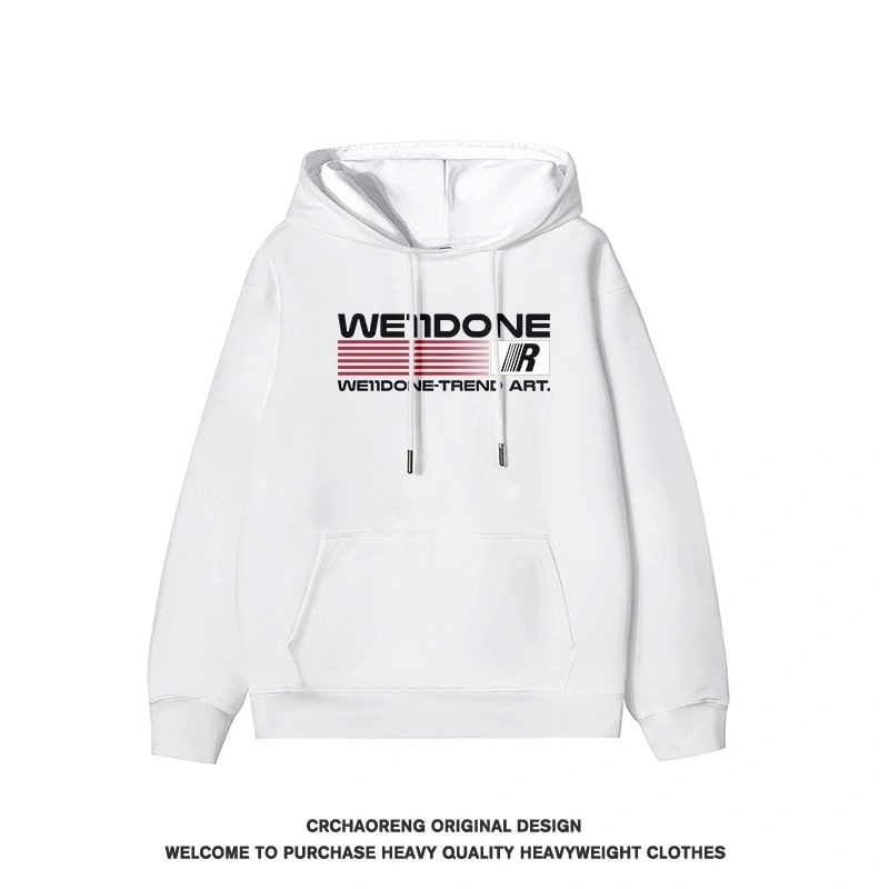 We11done Konne Hoodie Men Trend Brand High Street Retro Loose Jacket Style 5