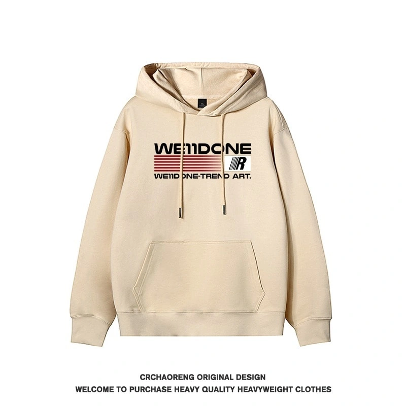 We11done Konne Hoodie Men Trend Brand High Street Retro Loose Jacket Style 6