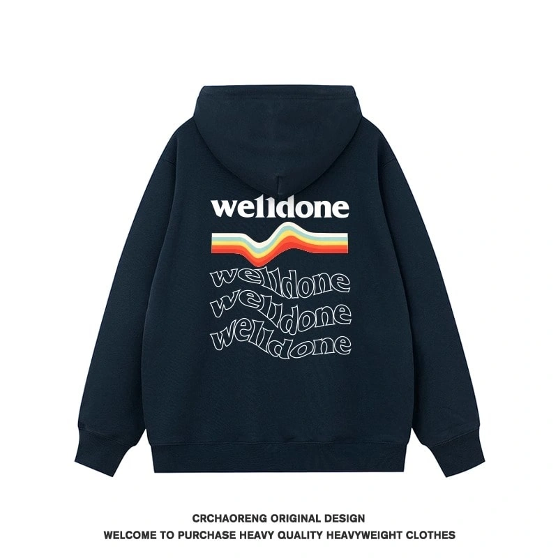 We11done Konne Hoodie Young Men 2024 Retro Fashion Jacket Trend Style 5