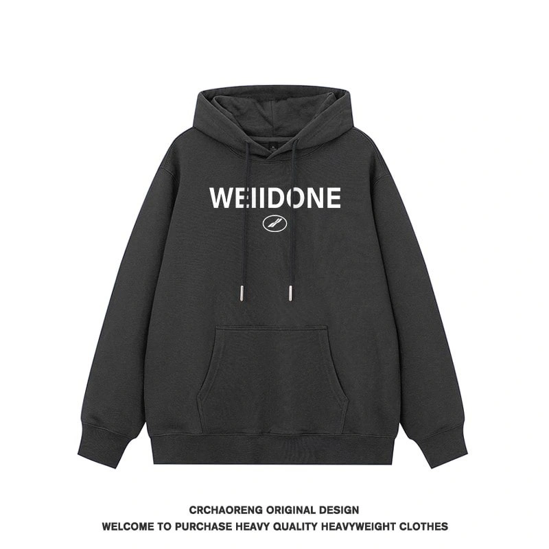 We11done Konne Hoodie Young Men New Versatile Loose Casual Jacket Trend Style 2