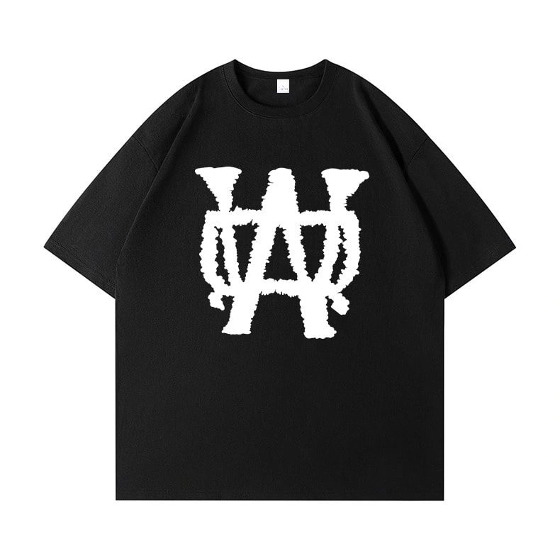 We11done Konne Korean Retro Versatile Short Sleeve T-Shirt Men Loose Pure Cotton High Street Half Sleeve Top