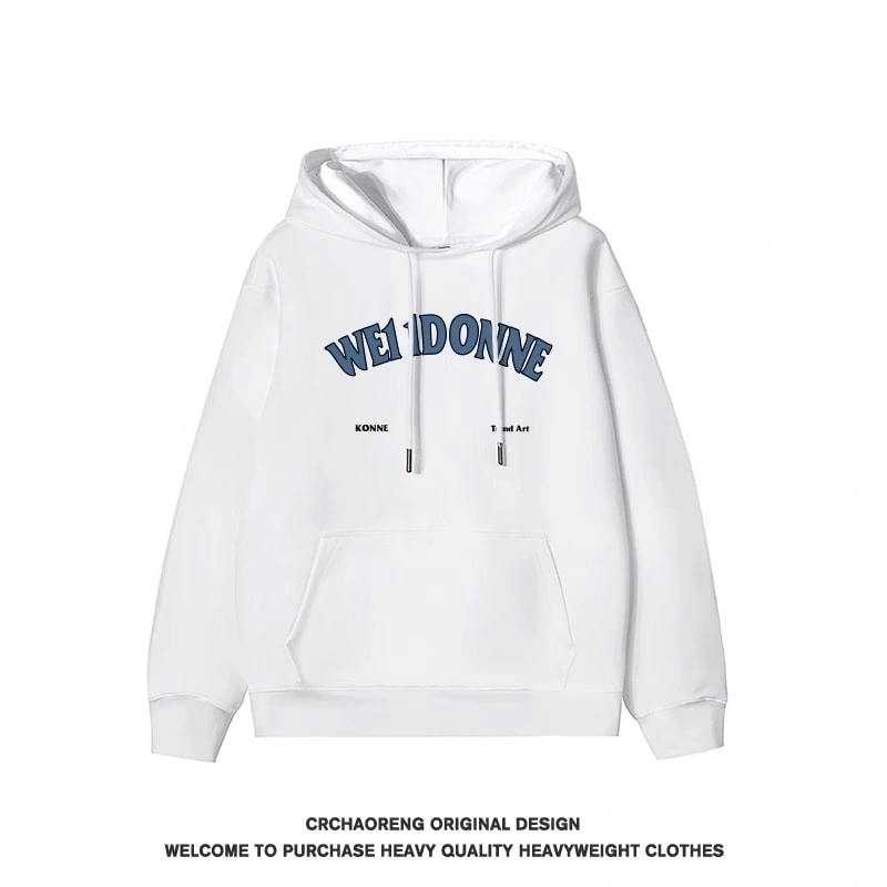 We11done Konne Letter Print Hoodie Men Pure Cotton Retro High end Trend Brand Jacket Style 5