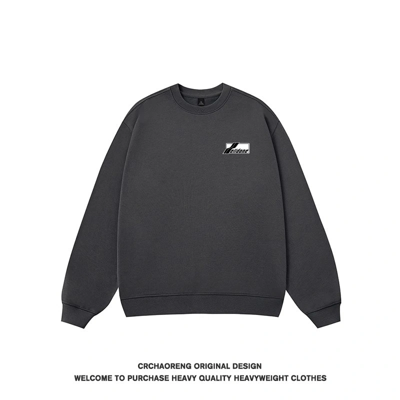 We11done Konne Loose Crew Neck Sweatshirt Men No Hood Pullover Trendy Casual Long Sleeve Shirt Style 2