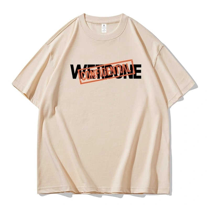 We11done Konne New Casual Loose Half Sleeve Top Niche Trend Brand Short Sleeve T-Shirt Men Style 3