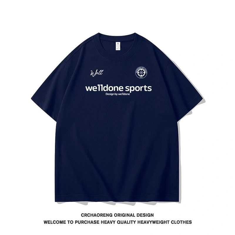 We11done Konne New Crew Neck Short Sleeve T-Shirt Men Street Casual Loose Top Style 2