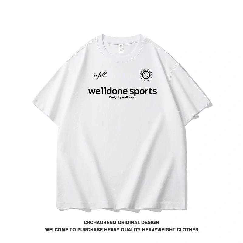 We11done Konne New Crew Neck Short Sleeve T-Shirt Men Street Casual Loose Top Style 3