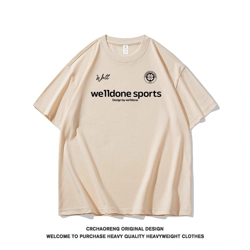 We11done Konne New Crew Neck Short Sleeve T-Shirt Men Street Casual Loose Top Style 4