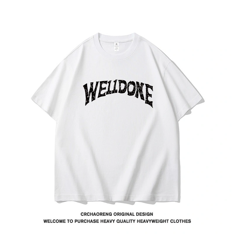 We11done Konne Niche Trend Brand Pure Cotton Short Sleeve T-Shirt Men New Crew Neck Half Sleeve Top Style 3