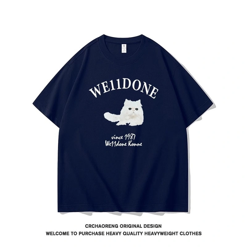 We11done Konne Niche Trend Brand Simple Versatile Top T-Shirt MenCrew Neck Short Sleeve Style 2