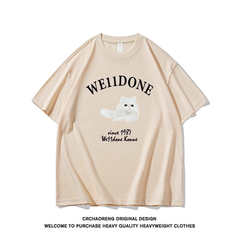 We11done Konne Niche Trend Brand Simple Versatile Top T-Shirt MenCrew Neck Short Sleeve Style 4