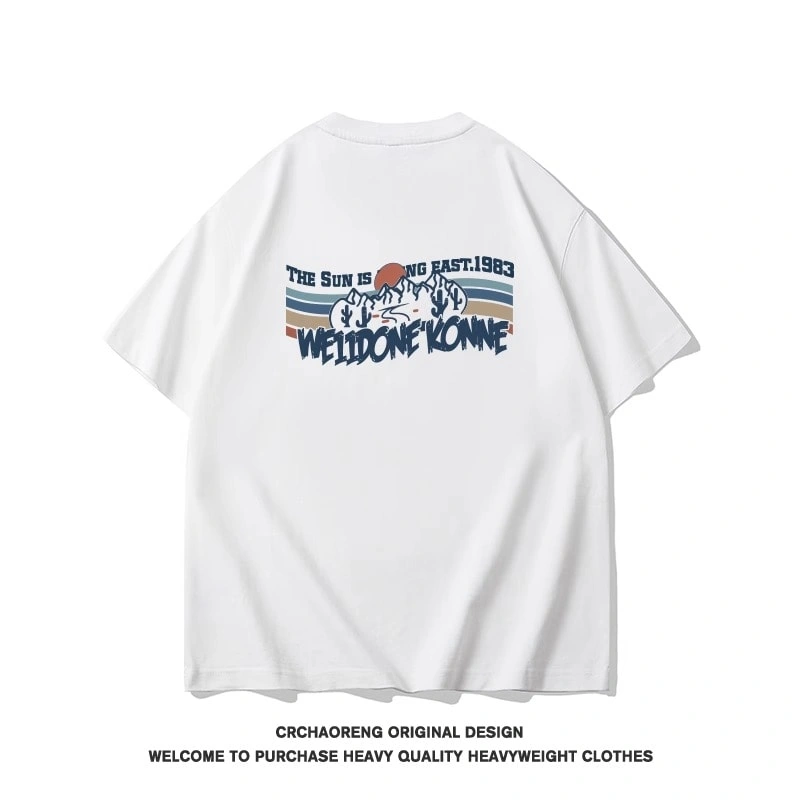 We11done Konne Niche Trend Brand Street Short Sleeve T-Shirt Men Casual Loose Versatile Top Style 3